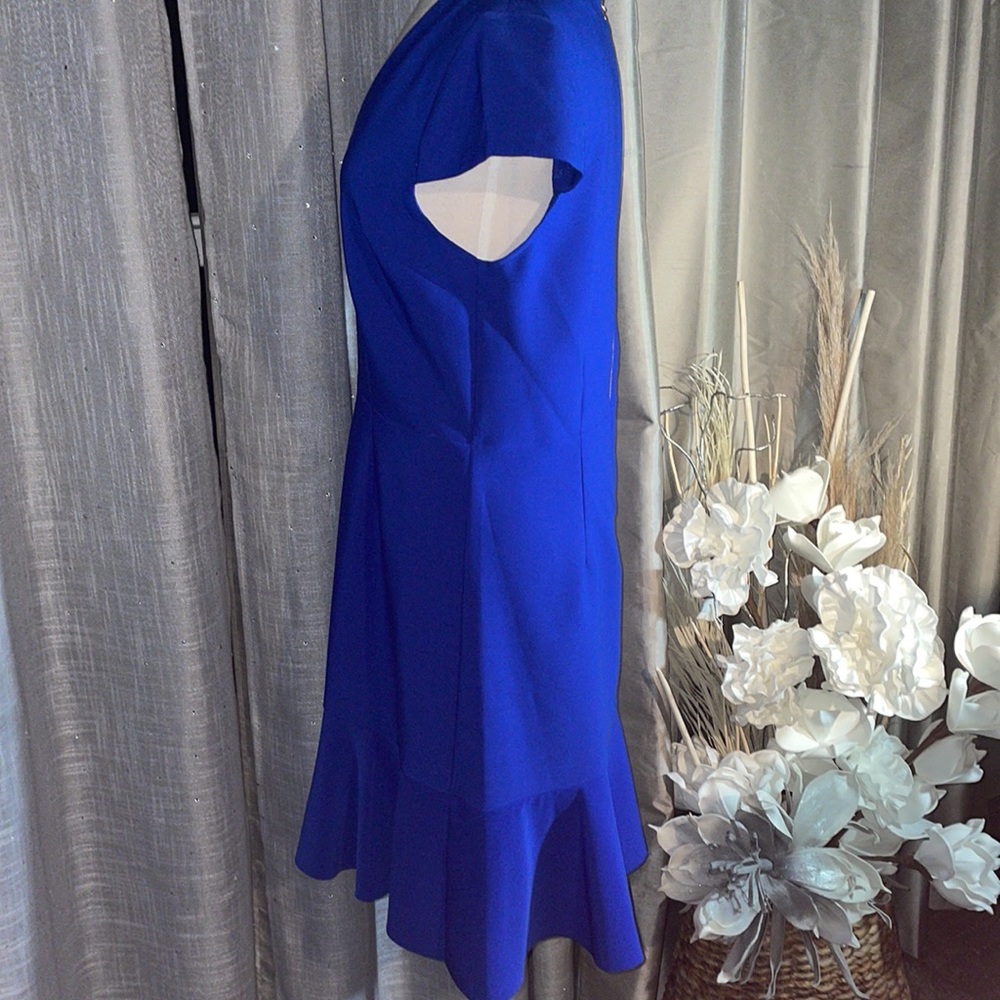 Betsy Johnson Fit and Flare Royal Blue Dress - Picture 10 of 16
